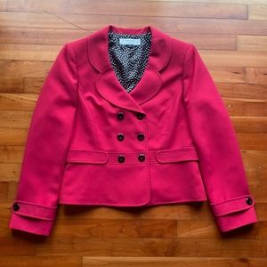 Pink Polka Dot Blazer